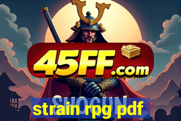 strain rpg pdf